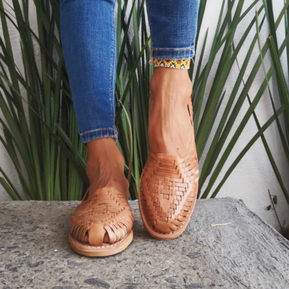 Huarache sandals Hecho en Mexico Leather